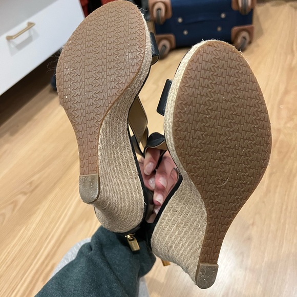 Michael Kors Black Wedge Heels - Picture 2 of 5